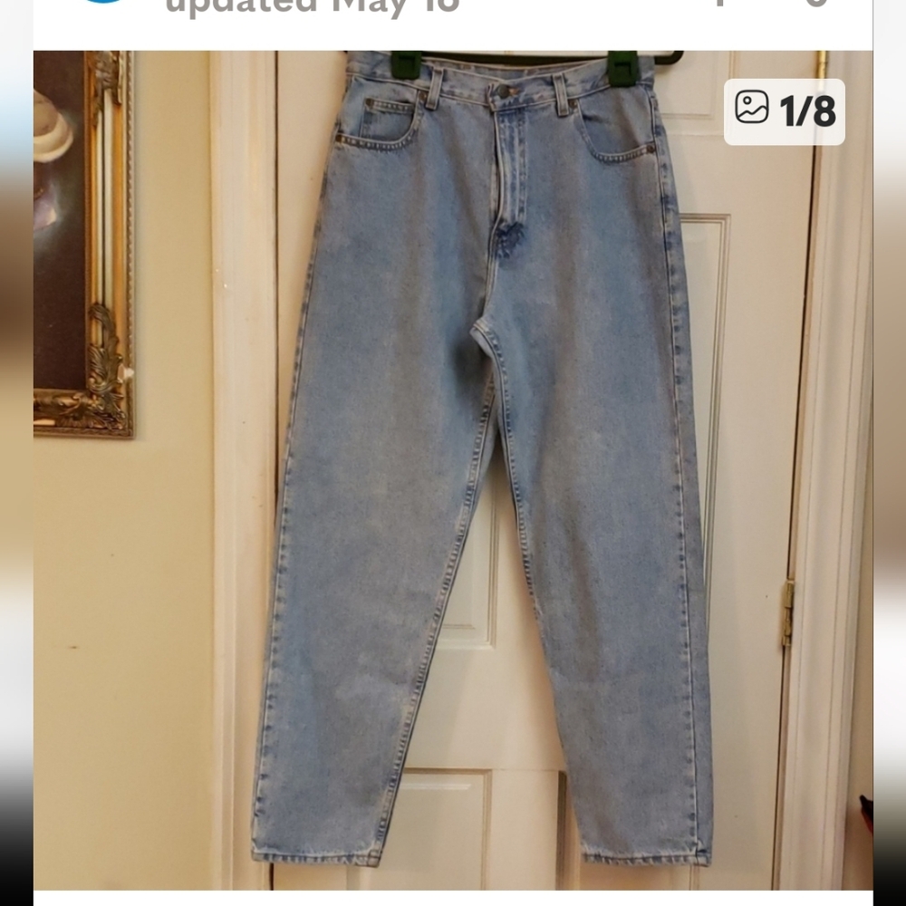 Eddie Bauer Authentic Blue Denim Jeans Since 1920 Size 14 - Picture 2 of 11